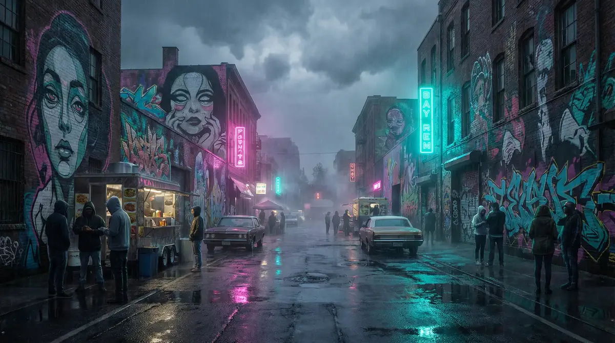 恐怖游轮下载 - 雨夜壁画街
